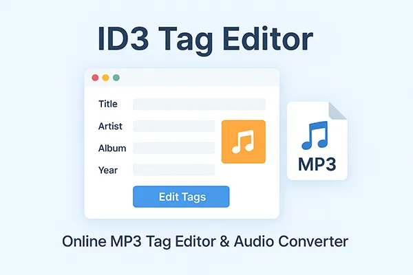 TagMP3.net Online MP3 Tag Editor Interface